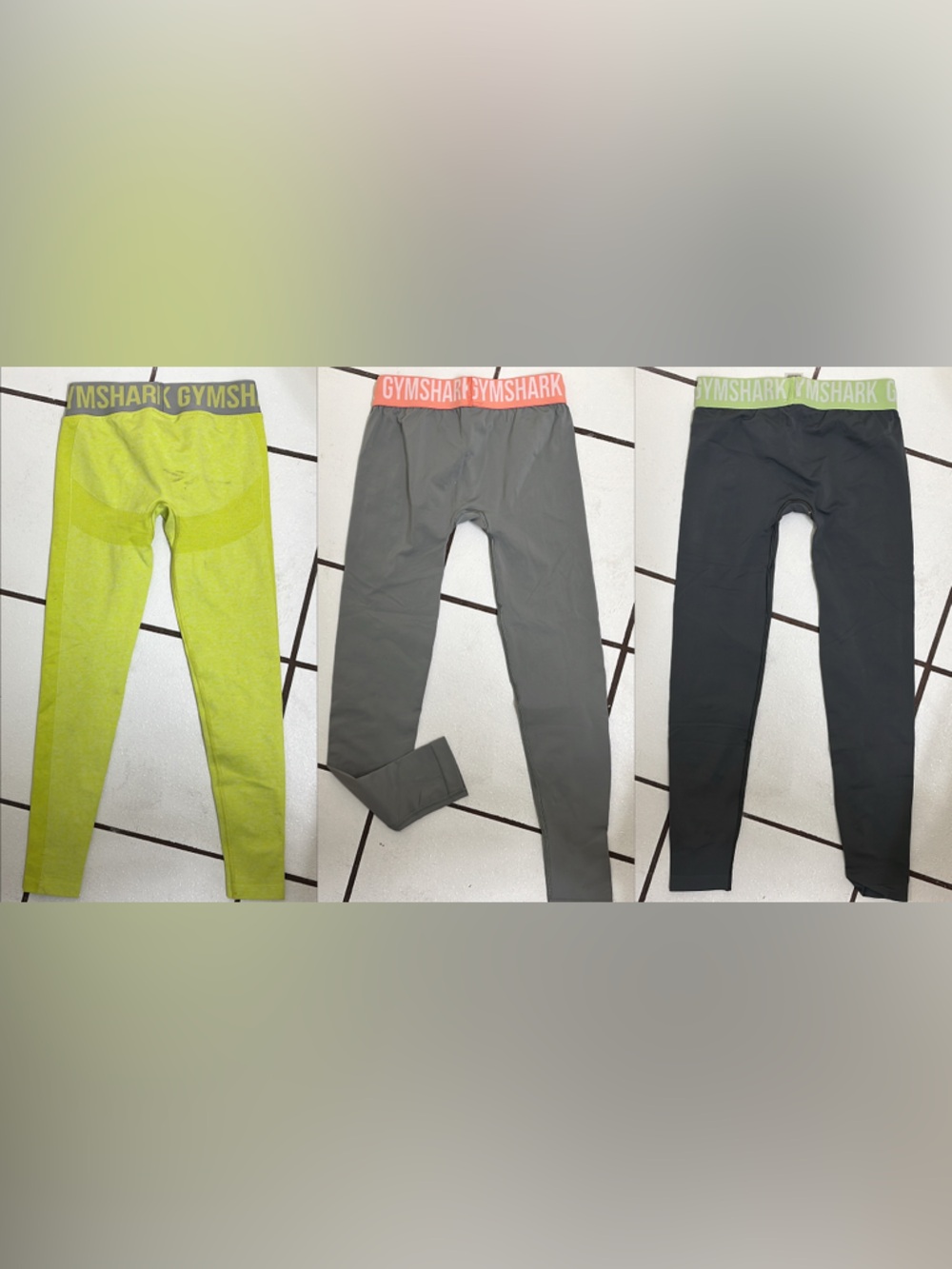 Gymshark Leggings Bundle (3) Women’s Size S High Waisted Workout Set